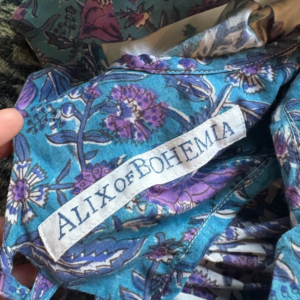 Alix Of Bohemia Multicolor Floral Long Sleeve Dress - Picture 6 of 7